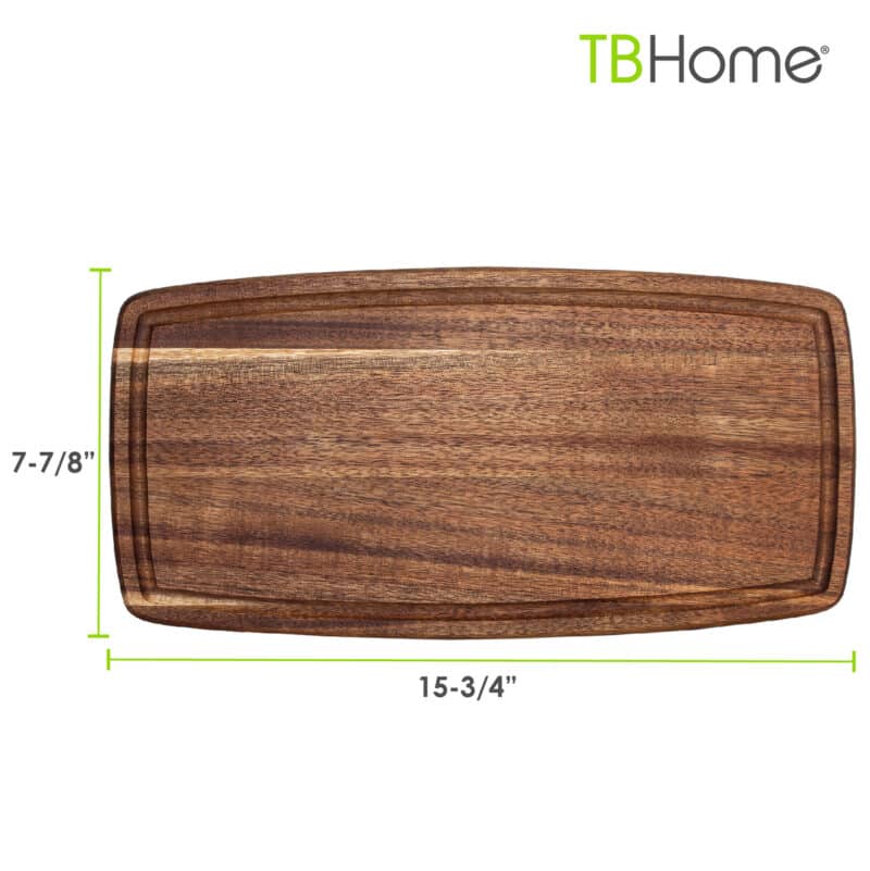 Custom 16" Acacia Cutting Board w/Juice Groove - 1