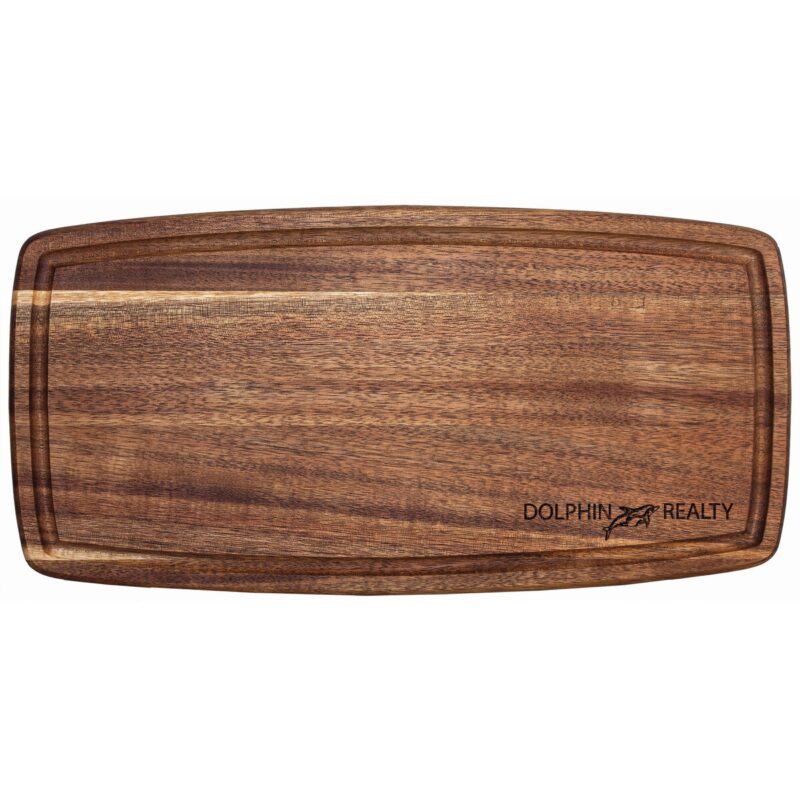 Custom 16" Acacia Cutting Board w/Juice Groove