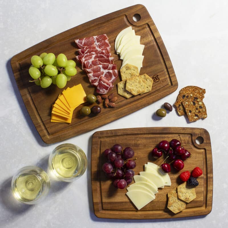 Custom 2-Piece Acacia Cutting Board Set - 5