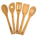 Custom 5 Piece Bamboo Cooking Utensil Set