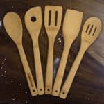 Custom 5 Piece Bamboo Cooking Utensil Set - 2
