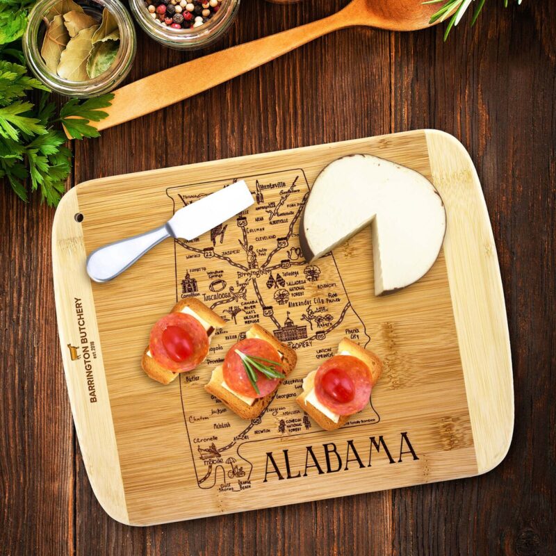 Custom A Slice of Life Alabama Serving & Cutting Board