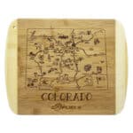 Custom A Slice of Life Colorado Serving & Cutting Board