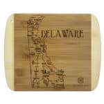 Custom A Slice of Life Delaware Serving & Cutting Board