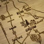 Custom A Slice of Life Delaware Serving & Cutting Board - 3