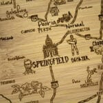 Custom A Slice of Life Illinois Serving & Cutting Board - 2