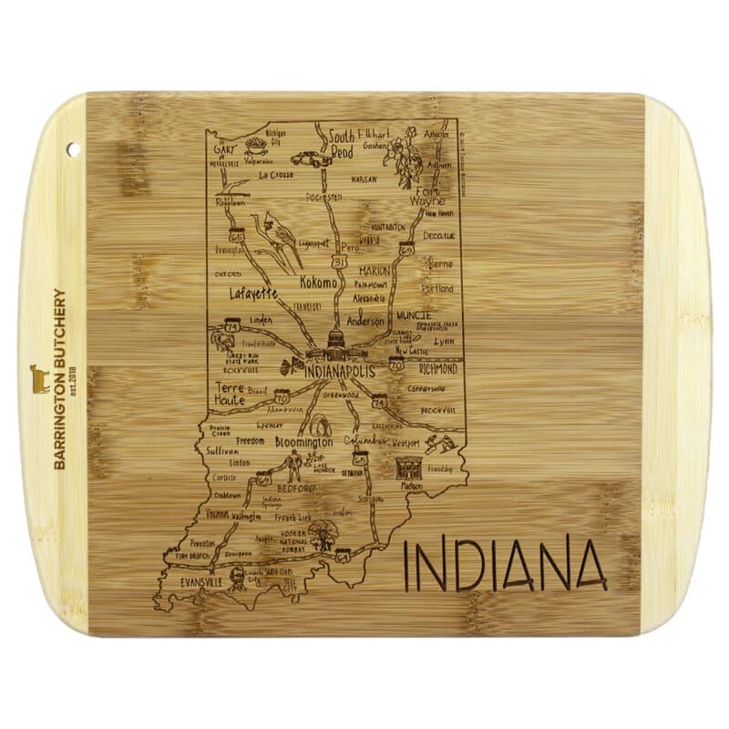 Custom A Slice of Life Indiana Serving & Cutting Board - 3