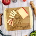 Custom A Slice of Life Indiana Serving & Cutting Board - 4