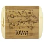 Custom A Slice of Life Iowa Serving & Cutting Board
