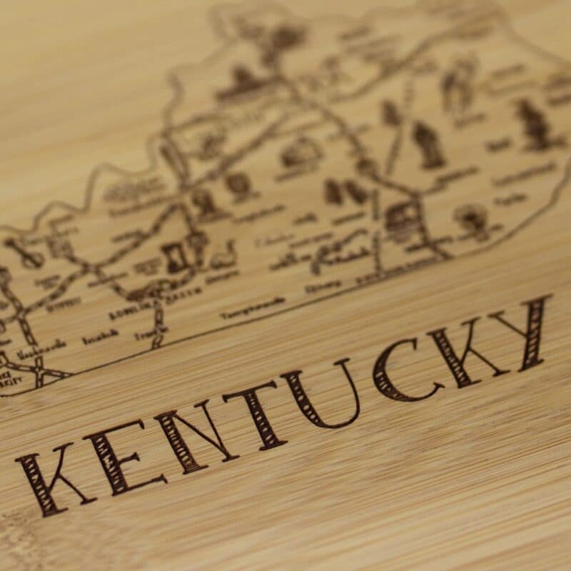 Custom A Slice of Life Kentucky Serving & Cutting Board - 5