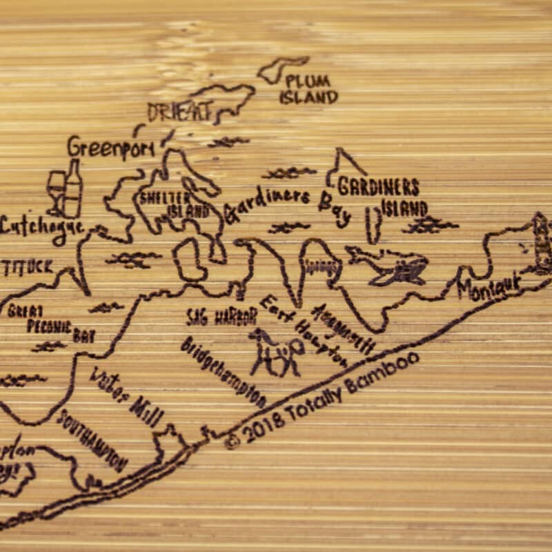 Custom A Slice of Life Long Island Serving & Cutting Board - 3