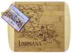 Custom A Slice of Life Louisiana Serving & Cutting Board - 1