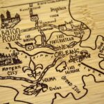Custom A Slice of Life Louisiana Serving & Cutting Board - 2