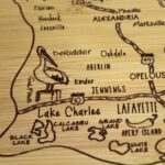 Custom A Slice of Life Louisiana Serving & Cutting Board - 3