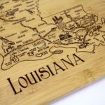 Custom A Slice of Life Louisiana Serving & Cutting Board - 5