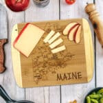 Custom A Slice of Life Maine Serving & Cutting Board - 1