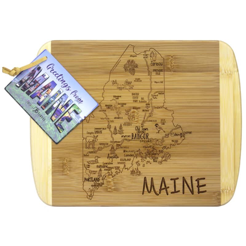 Custom A Slice of Life Maine Serving & Cutting Board - 2