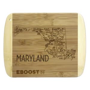 Custom A Slice of Life Maryland Serving & Cutting Board