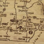 Custom A Slice of Life Michigan Serving & Cutting Board - 3