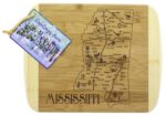Custom A Slice of Life Mississippi Serving & Cutting Board - 1