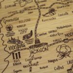 Custom A Slice of Life Mississippi Serving & Cutting Board - 2