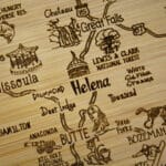 Custom A Slice of Life Montana Serving & Cutting Board - 2