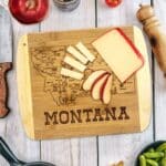 Custom A Slice of Life Montana Serving & Cutting Board - 3