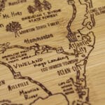 Custom A Slice of Life New Jersey Serving & Cutting Board - 2