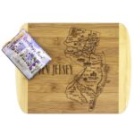 Custom A Slice of Life New Jersey Serving & Cutting Board - 6