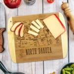 Custom A Slice of Life North Dakota Serving & Cutting Board - 1