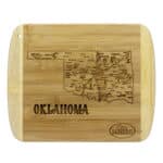 Custom A Slice of Life Oklahoma Serving & Cutting Board