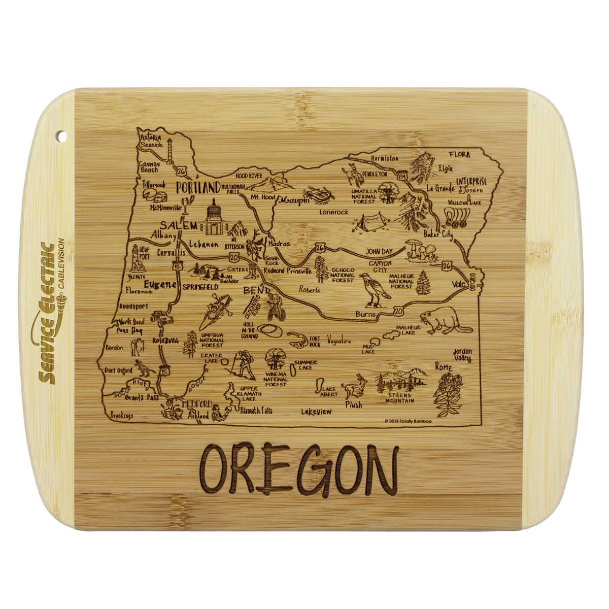 A Slice of Life Oregon Serving & Cutting Board - Thumbnail 2