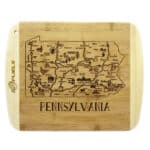 Custom A Slice of Life Pennsylvania Serving & Cutting Board