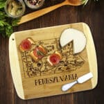 Custom A Slice of Life Pennsylvania Serving & Cutting Board - 4