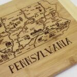 Custom A Slice of Life Pennsylvania Serving & Cutting Board - 5