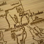 Custom A Slice of Life Rhode Island Serving & Cutting Board - 2