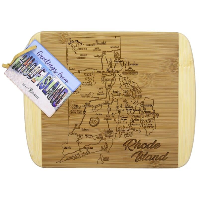Custom A Slice of Life Rhode Island Serving & Cutting Board - 3