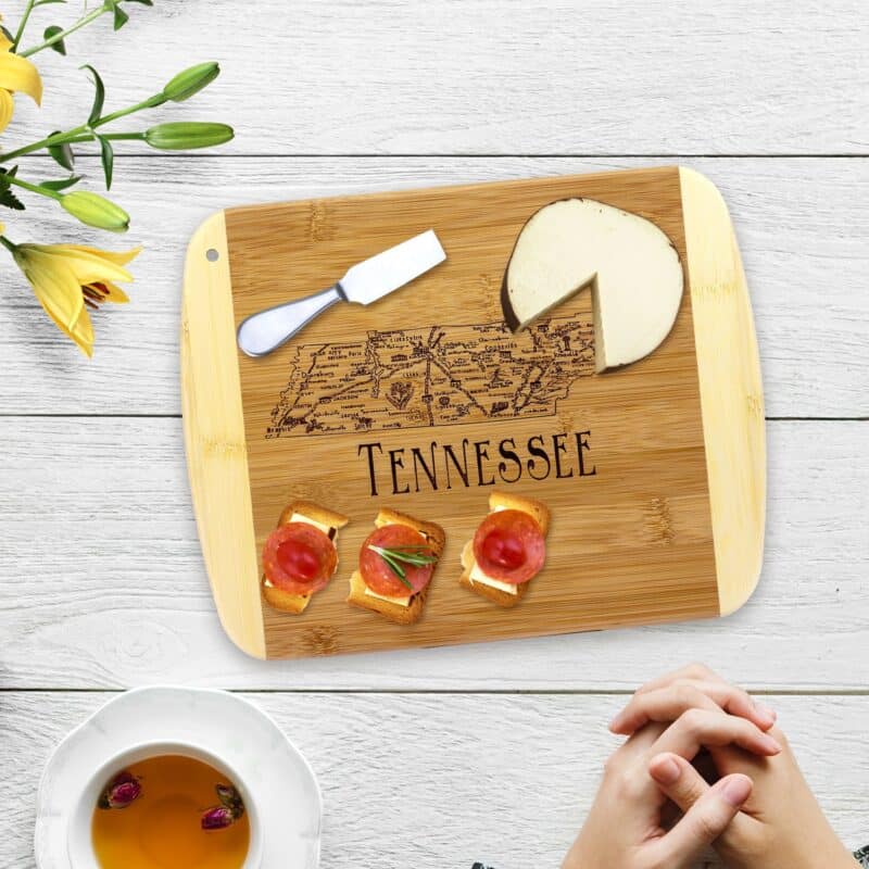 Custom A Slice of Life Tennessee Serving & Cutting Board - 5