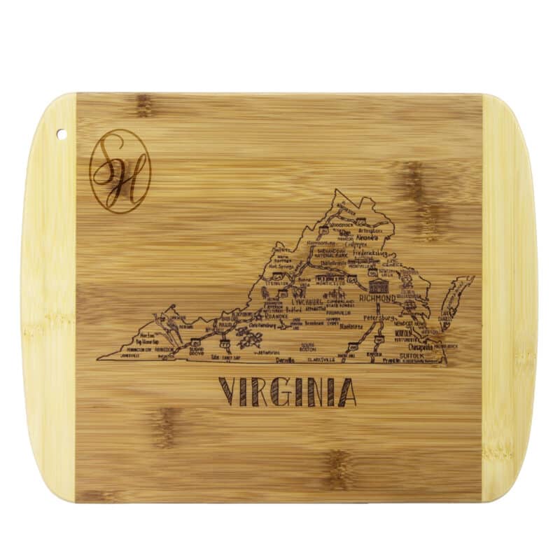 Custom A Slice of Life Virginia Serving & Cutting Board