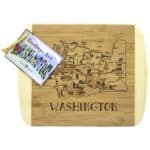 Custom A Slice of Life Washington Serving & Cutting Board - 1