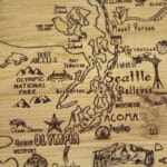 Custom A Slice of Life Washington Serving & Cutting Board - 2