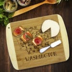 Custom A Slice of Life Washington Serving & Cutting Board - 4