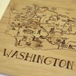 Custom A Slice of Life Washington Serving & Cutting Board - 5