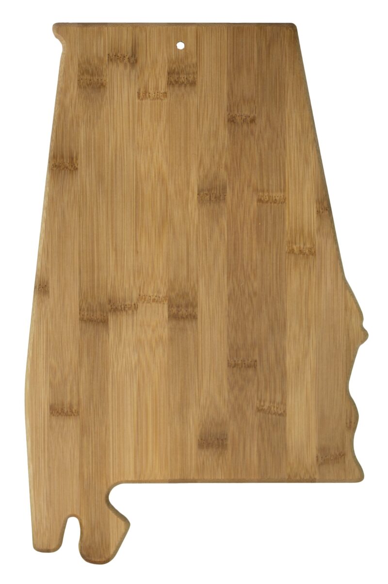 Custom Alabama State Bamboo Serving & Cutting Board - 1