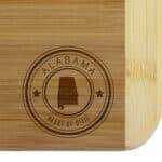 Custom Alabama State Stamp 2-Tone 11" Cutting Board - 1
