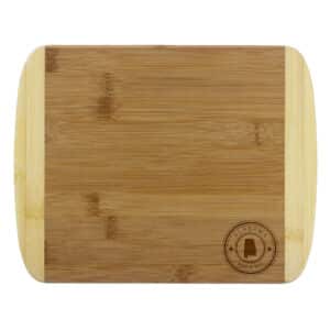 Custom Alabama State Stamp 2-Tone 11" Cutting Board