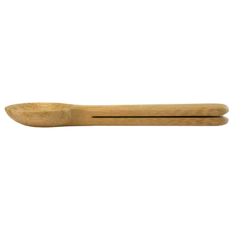 Custom Bamboo Coffee Scoop w/Built In Bag Clip - 3