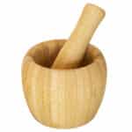 Custom Bamboo Mortar & Pestle Set