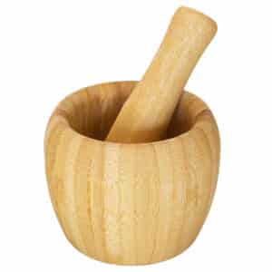 Custom Bamboo Mortar & Pestle Set