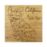 Custom California Puzzle Coaster Set - 1